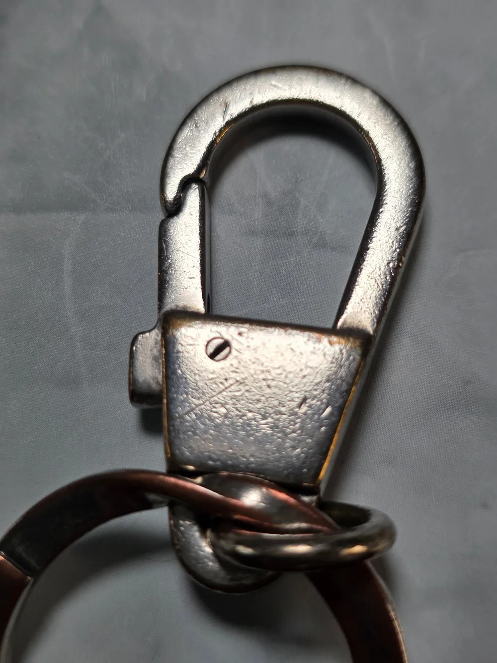 Gucci GG Kingsnake Logo Metal Key Chain Bag Charm